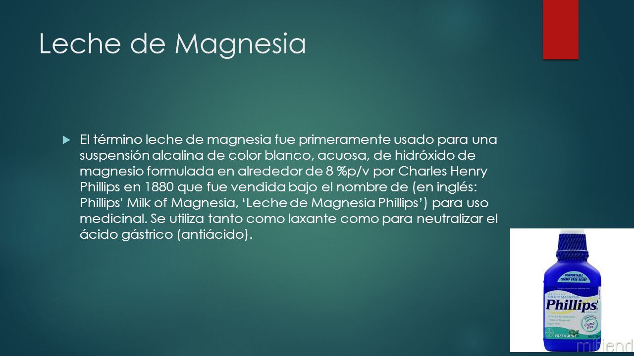 para que es la magnesia phillips
